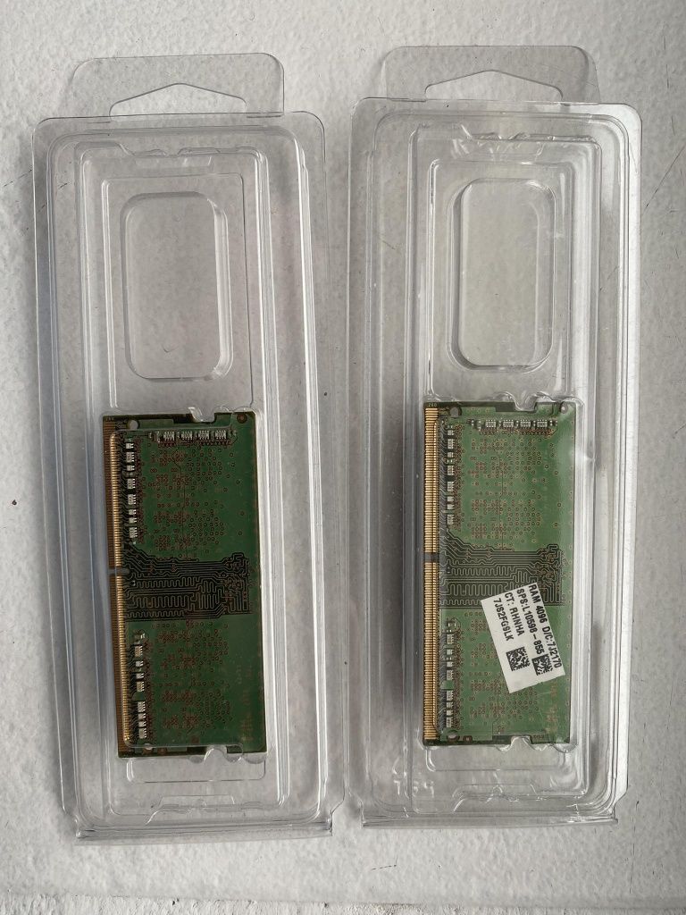 2x Ram 4GB Samsung DDR4 Sodimm 3200Mhz,  pamięć komputera kostki