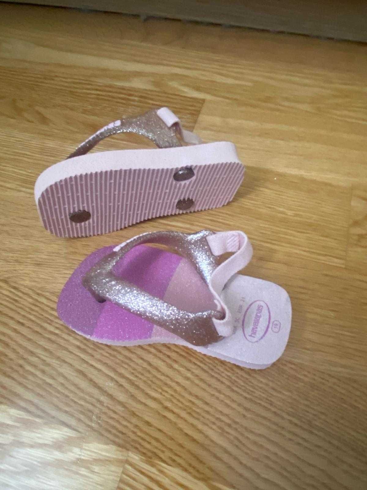 Chinelos HAVAIANAS Baby Palette Glow (COMO NOVA) Pink - 21