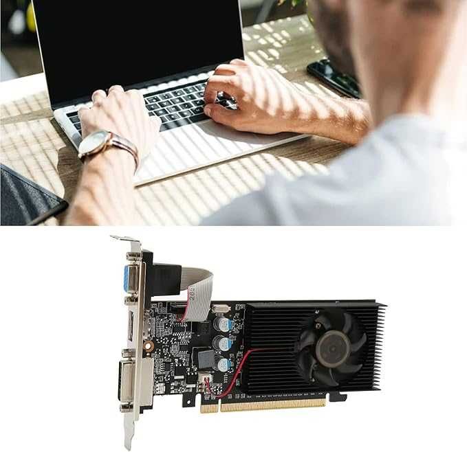 Karta graficzna do gier, DDR3 64-bit PCI Express 2.0 HDMI VGA DVI