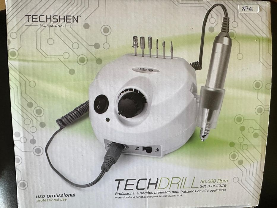 Broca elétrica profissional (unhas)