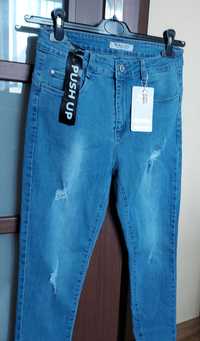 Damskie, nowe jeansy 42