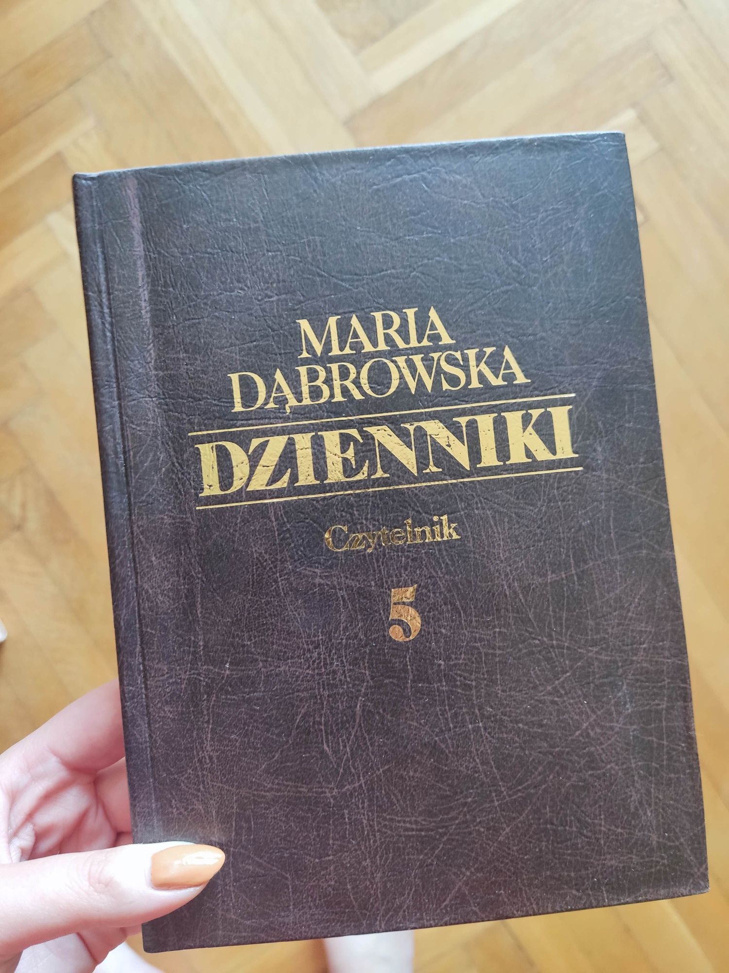 Dzienniki M. Dąbrowska 1-5 tomy zestaw twarda oprawa w idealnym stanie