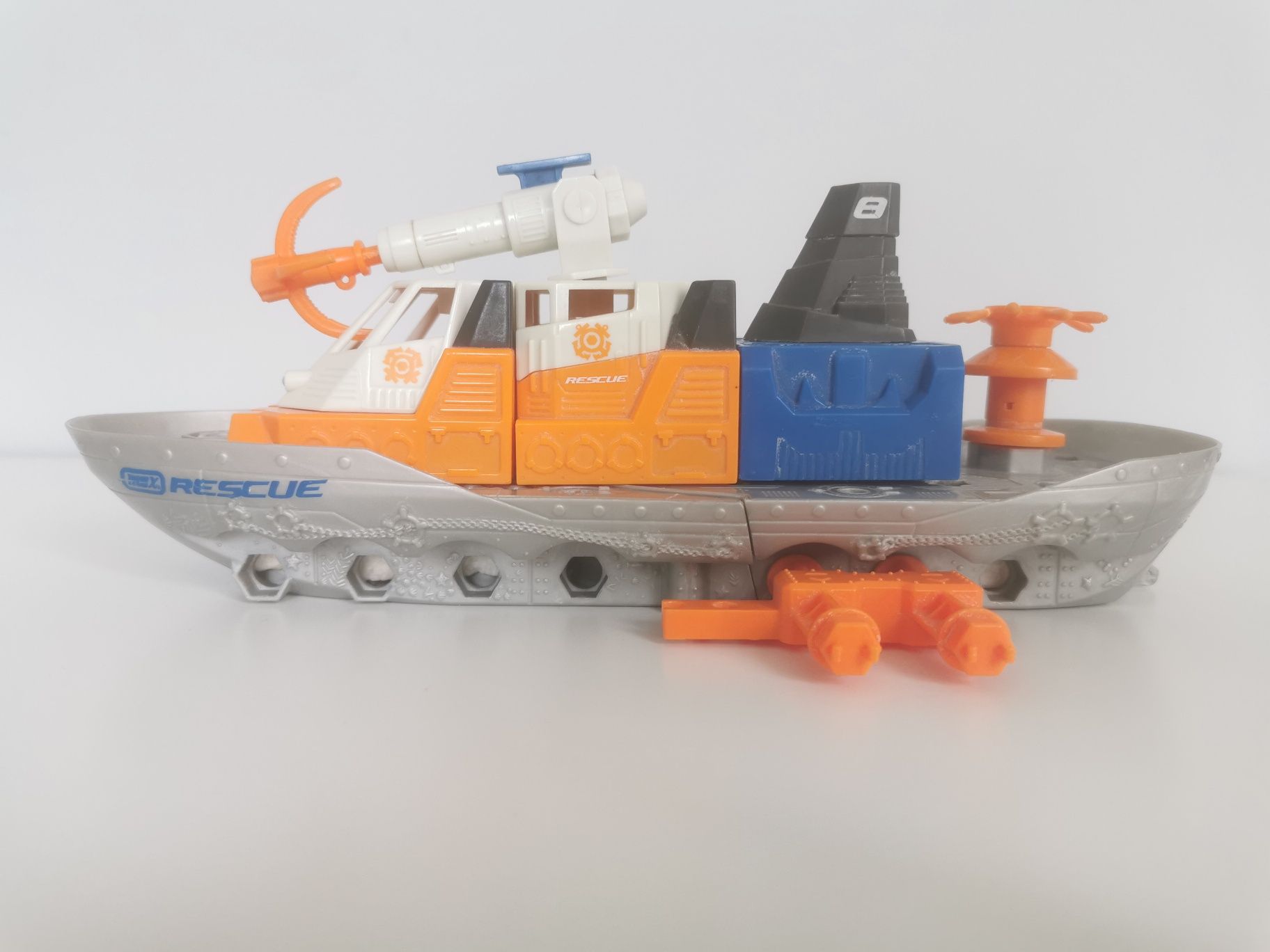 Matchbox Mega Rig Coastal Squad Łódź Ratunkowa Zestaw Unikat R4347