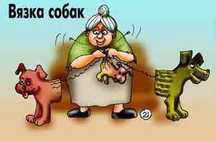 Помогу с вязкой собак.