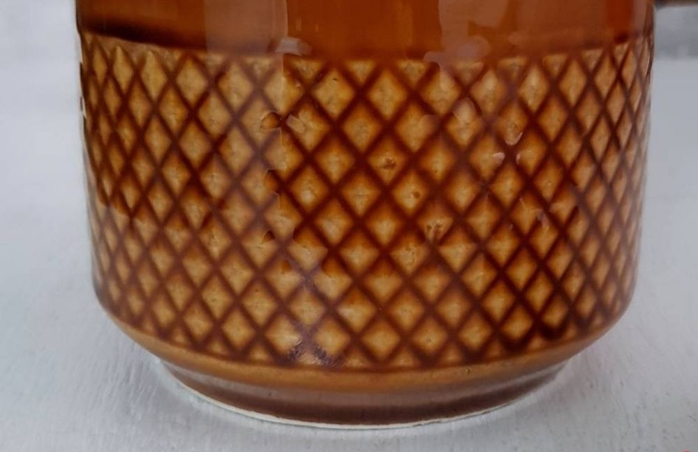 Porcelit ceramika Tułowice dzbanek i cukiernica PRL