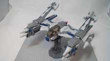 Lego Star Wars 501 clone Rogue-class Porax-38 Starfighter custom 7673
