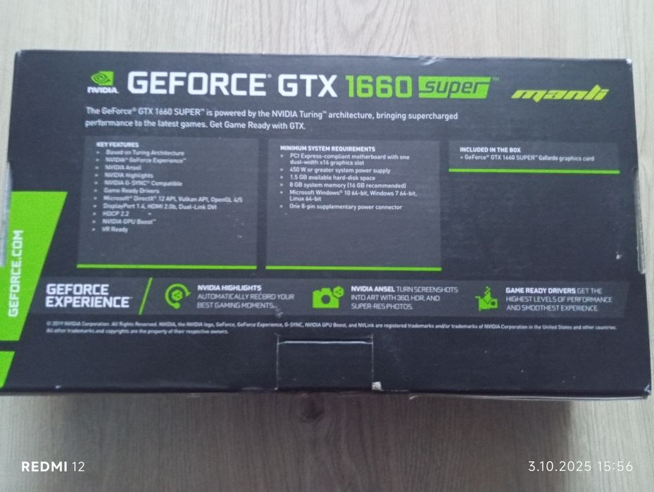 Gtx 1660 super nowy