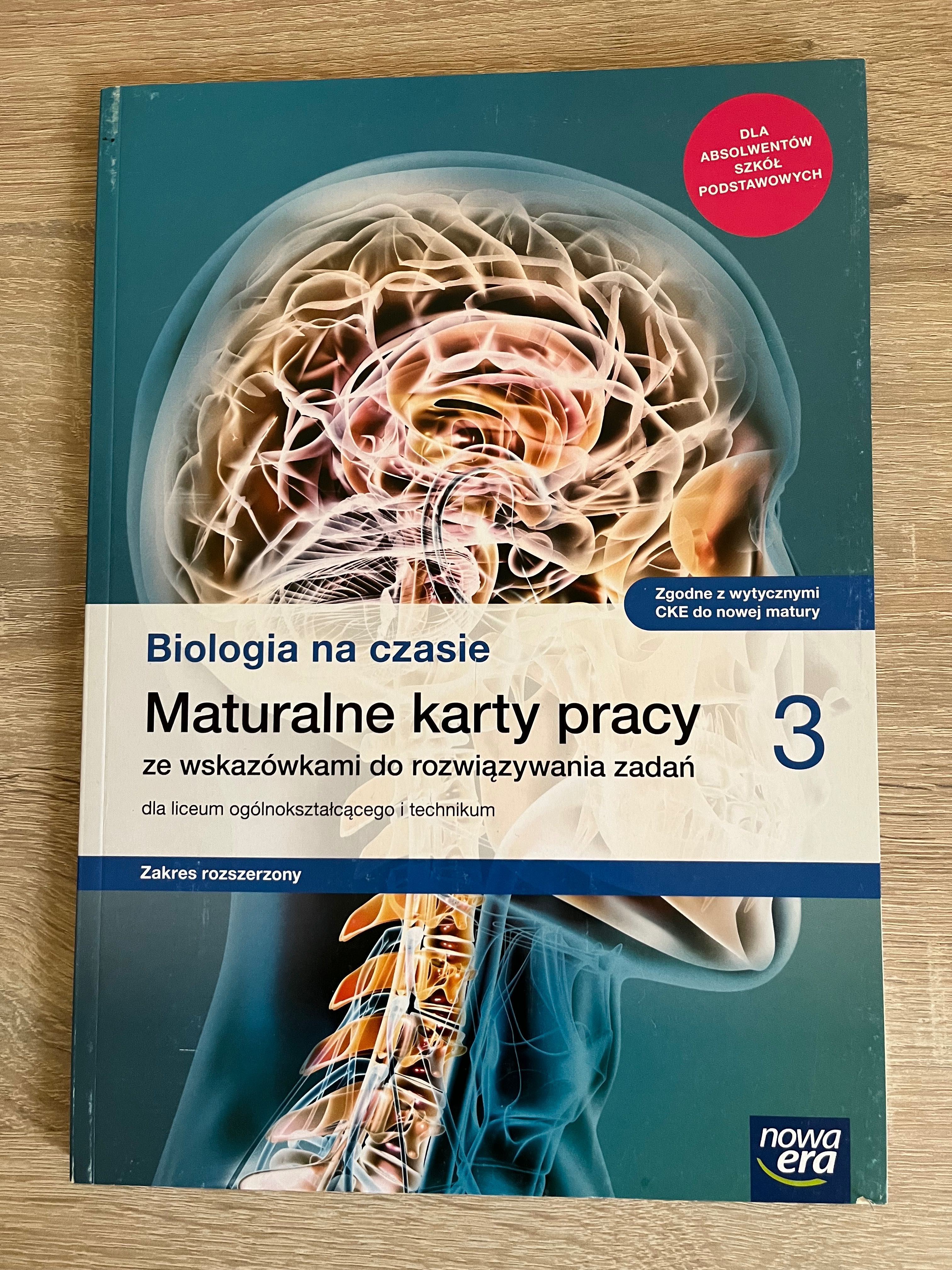 Biologia na czasie. Zeszyt ćwiczeń. Poziom rozszerzony. Części 1-4