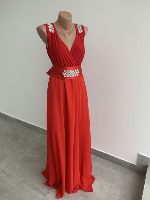 Сукня вечірня червона