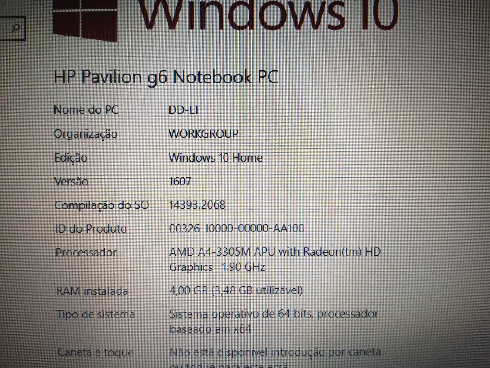 HP Pavilion g6 - Portátil