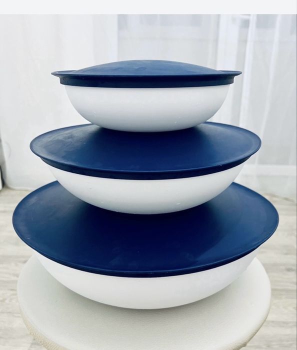 Посуда TUPPERWARE чаша форма набор контейнеров 0,75/1,5/3,5 литров