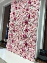 Ścianka z kwiatów