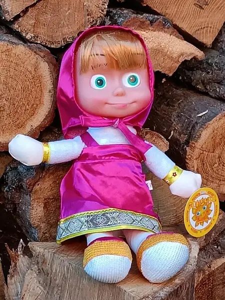 Мягкая игрушка Маша из мультика Маша и Медведь / (Музыка и Без) 29см