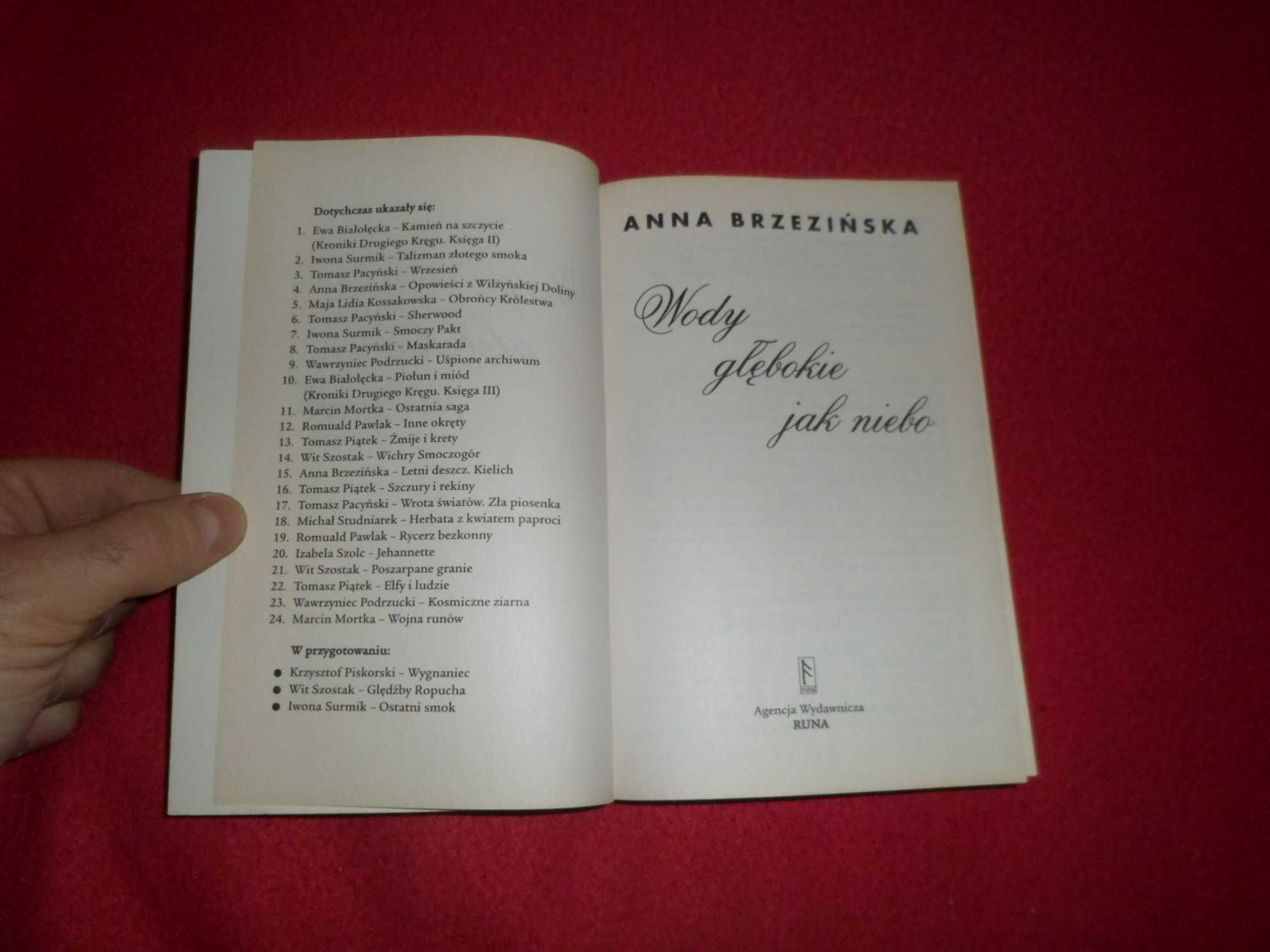 Anna Brzezińska - Wody głębokie jak niebo