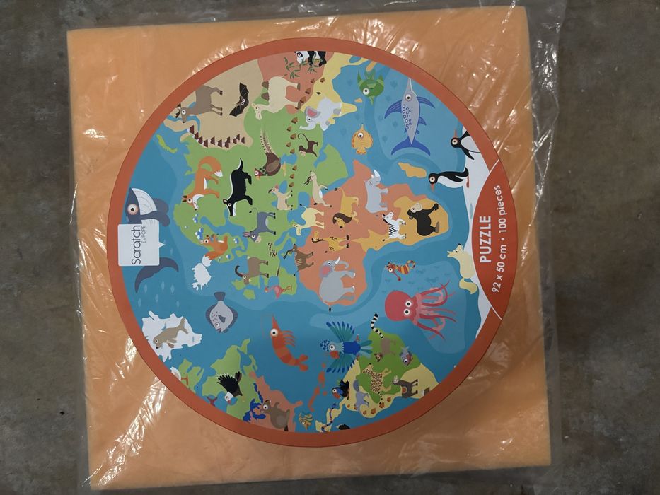 Puzzle scratch peças execelente qualidade grabdes