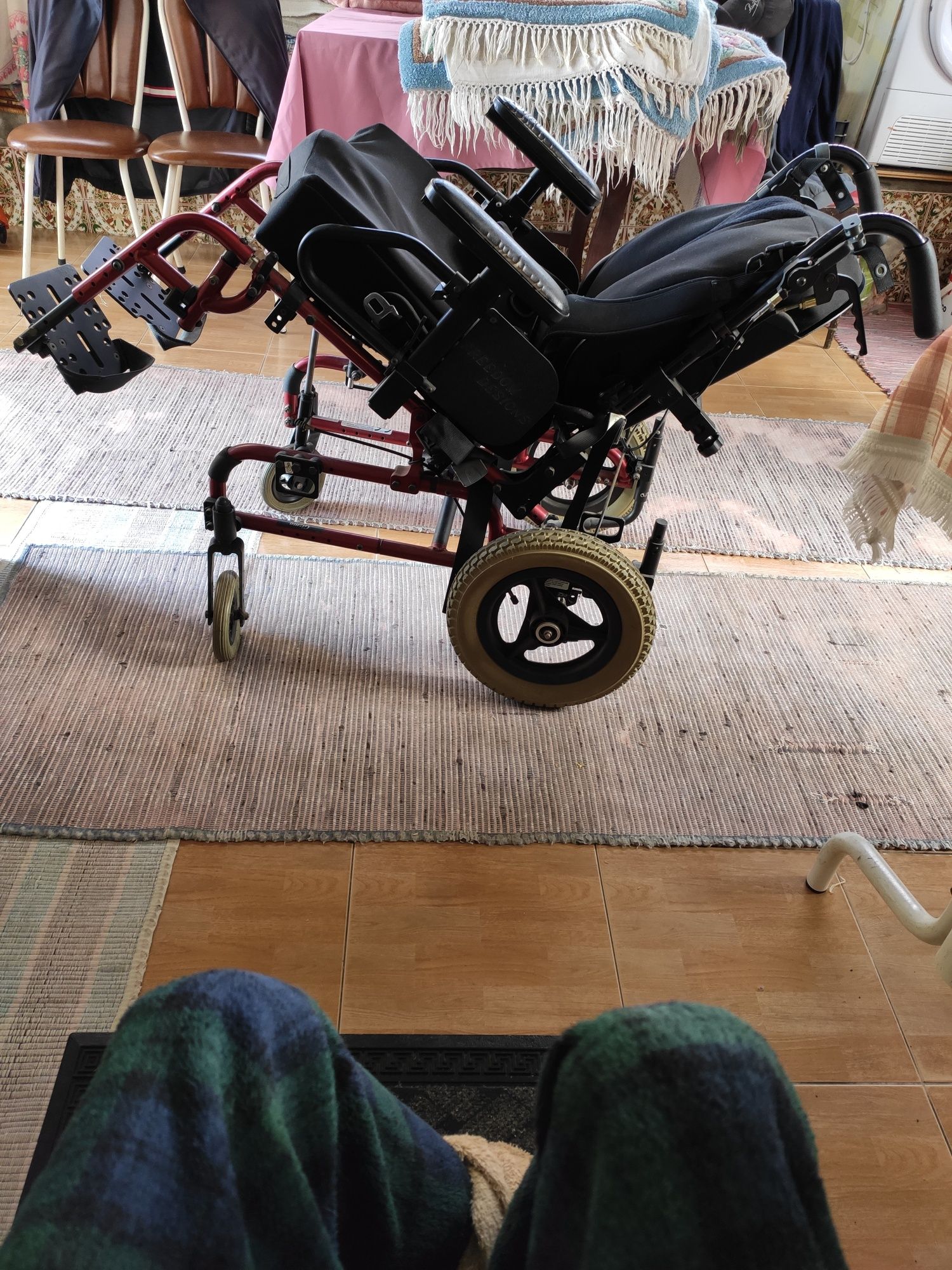 Cadeira de rodas "estática"