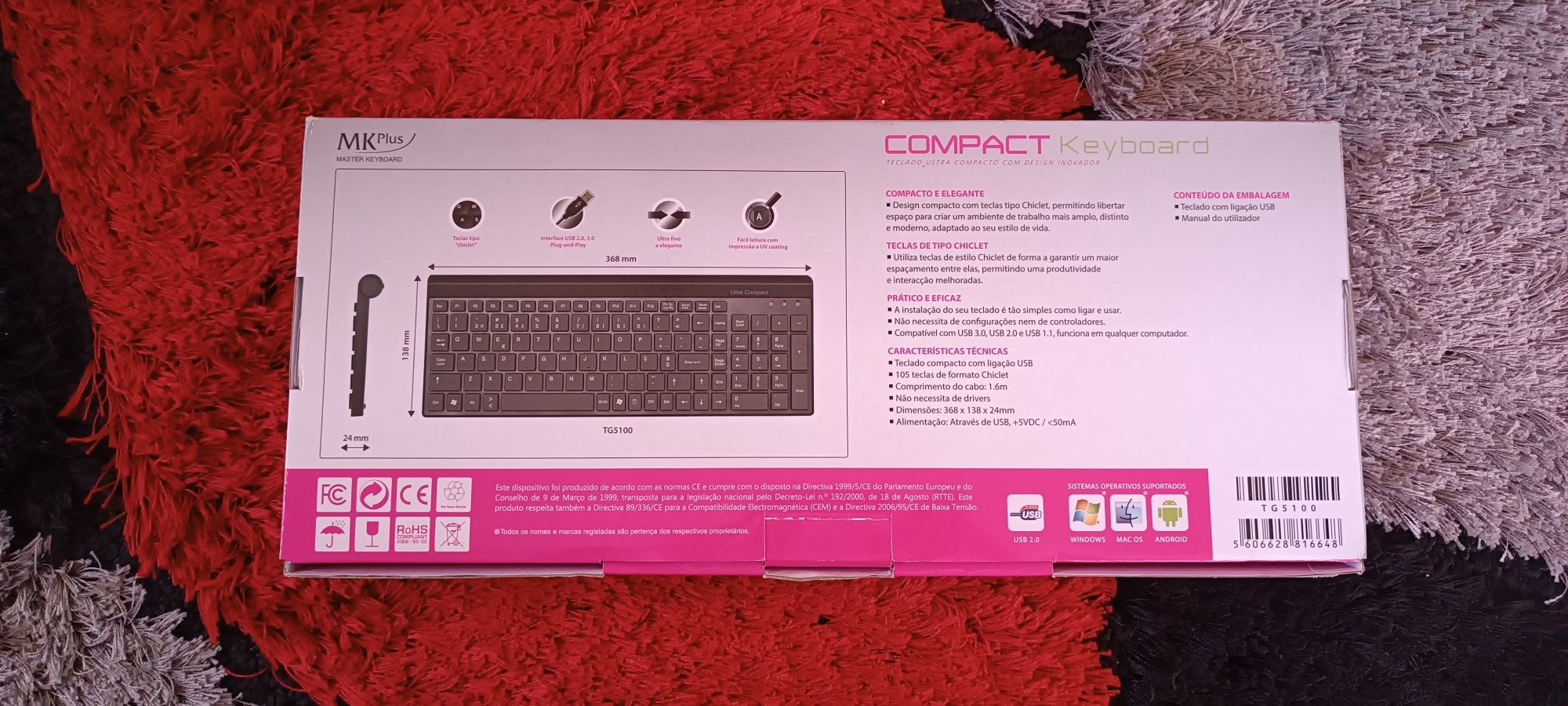 Teclado MKPlus compact imaculado