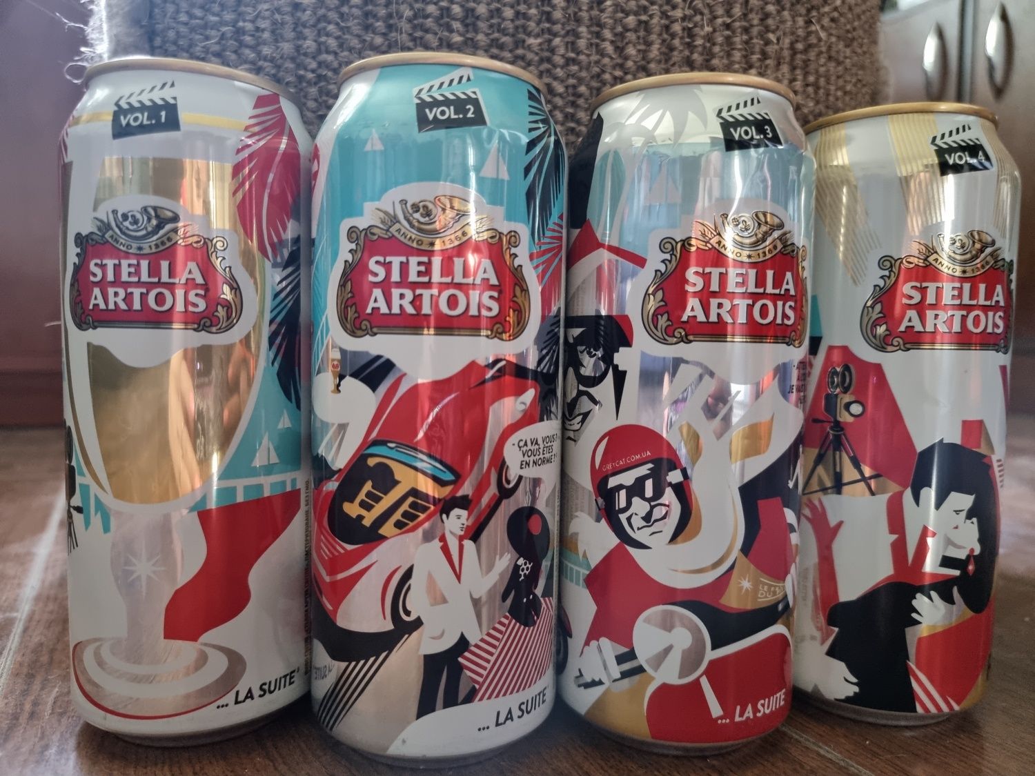 Лимитированная "кино "-коллекция банок Stella Artois