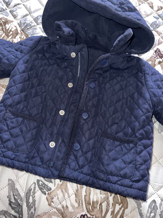 Casaco menina azul como novo 3-6 meses