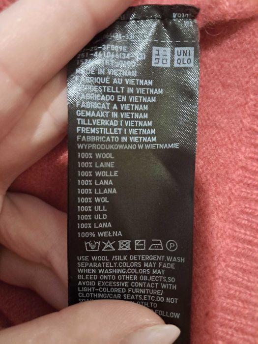 Джемпер 100% вовна від Uniqlo