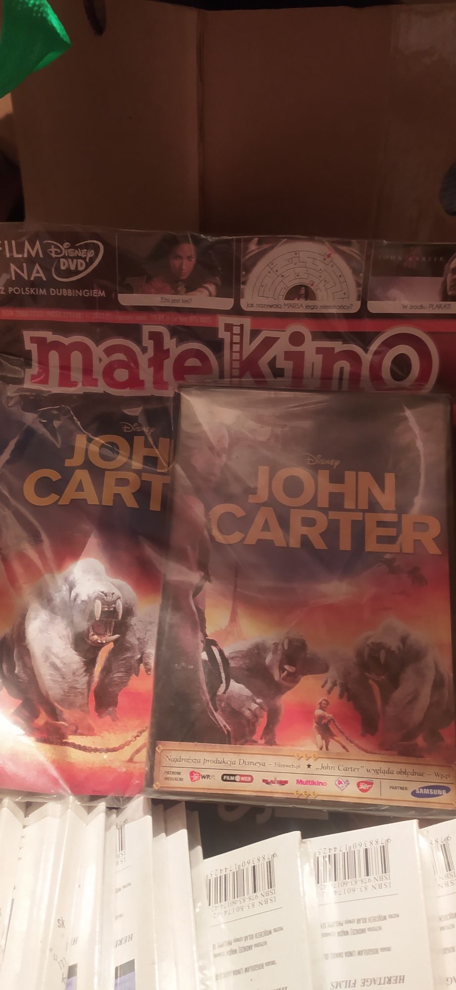 john carter nowy folia nie otwierany