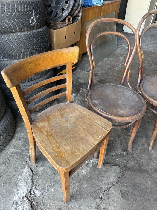 Krzesła krzesło PRL vintage stare renowacja