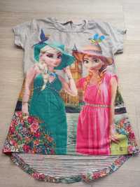 Frozen Elza Anna koszulka dla dziewczynki 152cm
