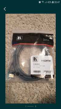 !NOWY! Profesjonalny 2m (1,8m)HDMI Kabel Kramer-high Speed wtyk K-Lock