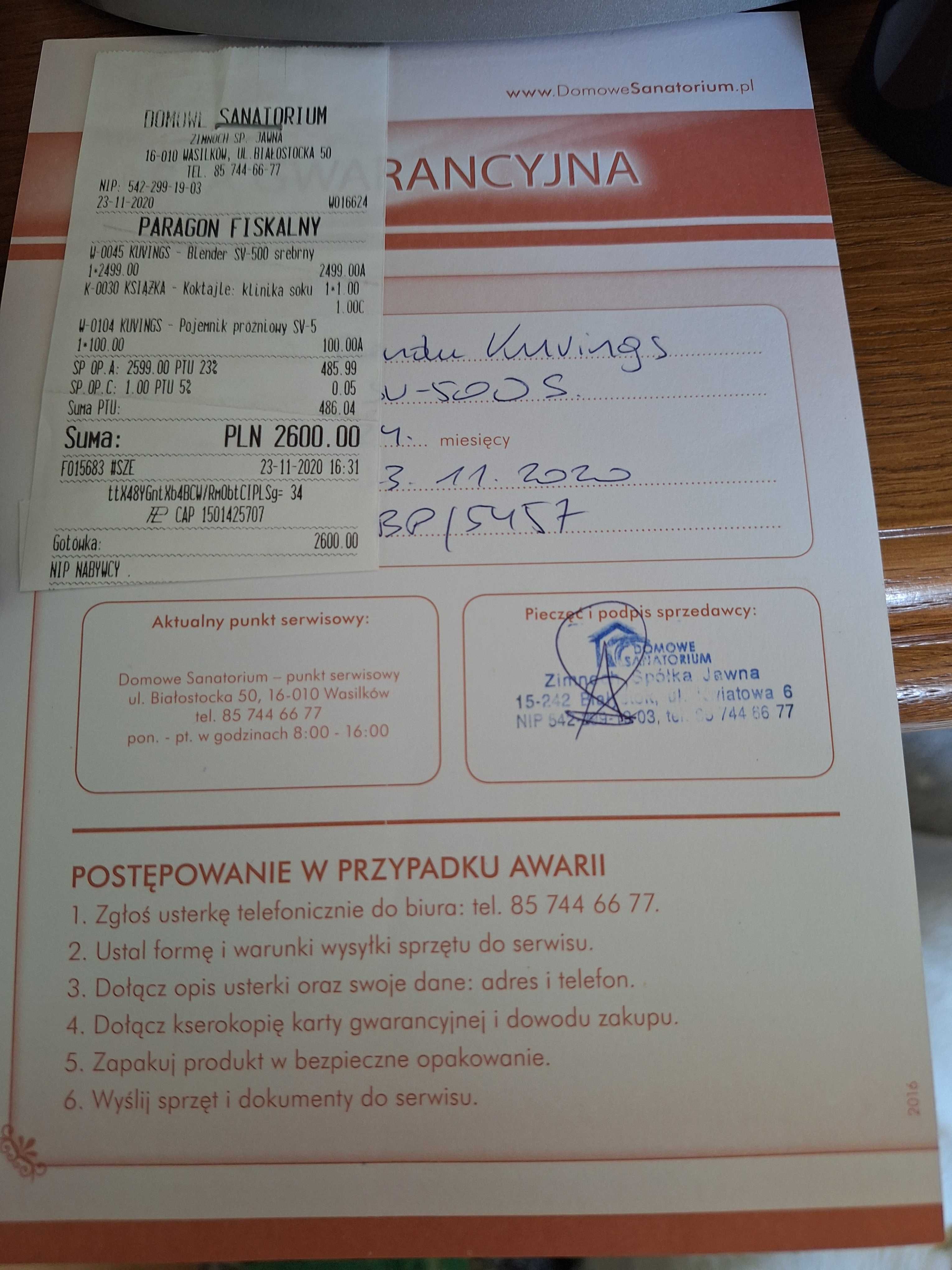 Blender próżniowy Kuvinks