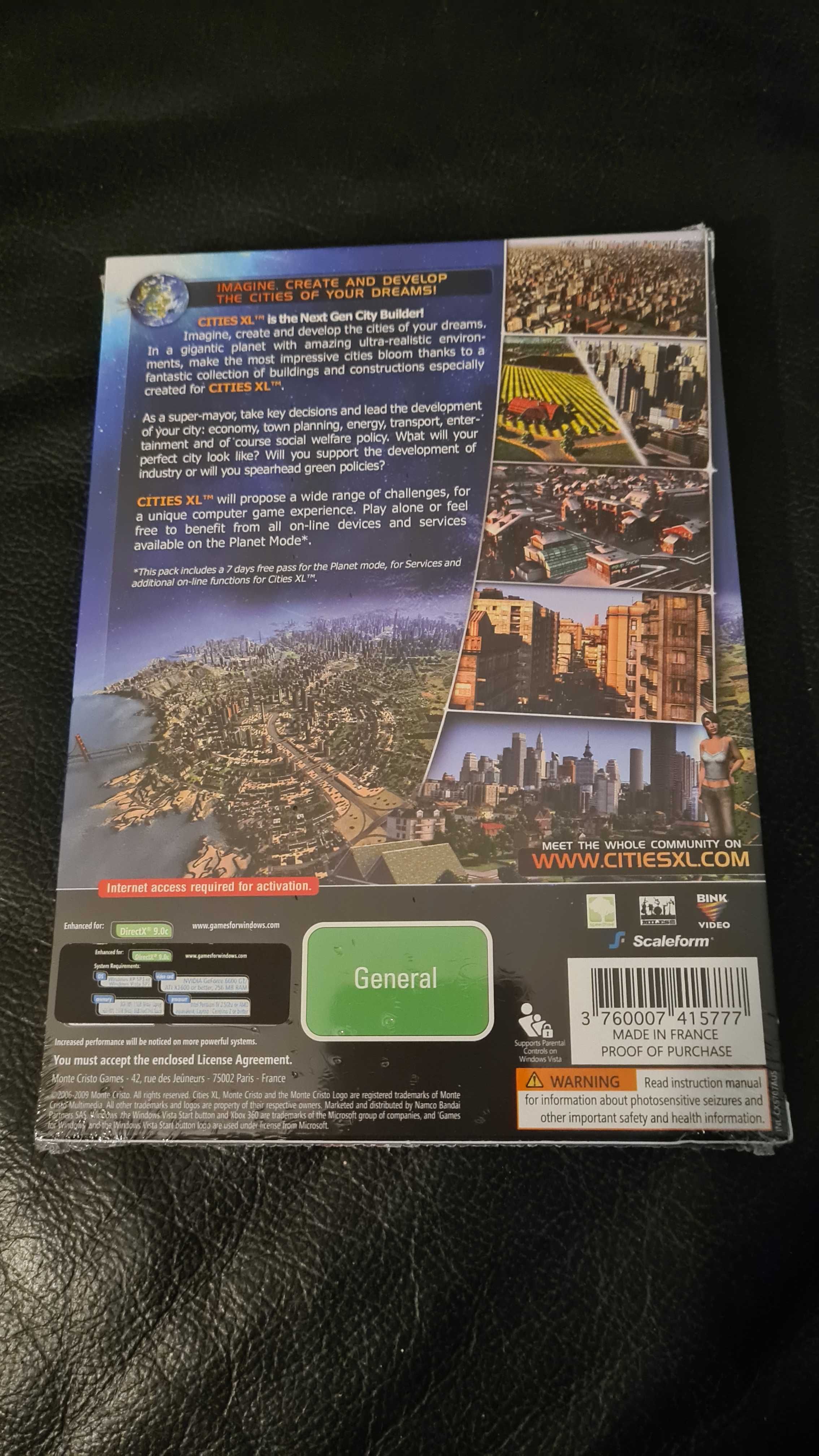 Gra PC Cities XL Nowa 80 sztuk