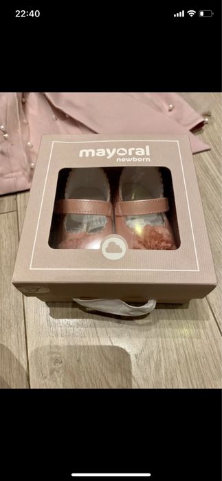 Zestaw na roczek- sukienka, butki, opaska roz. 74/80