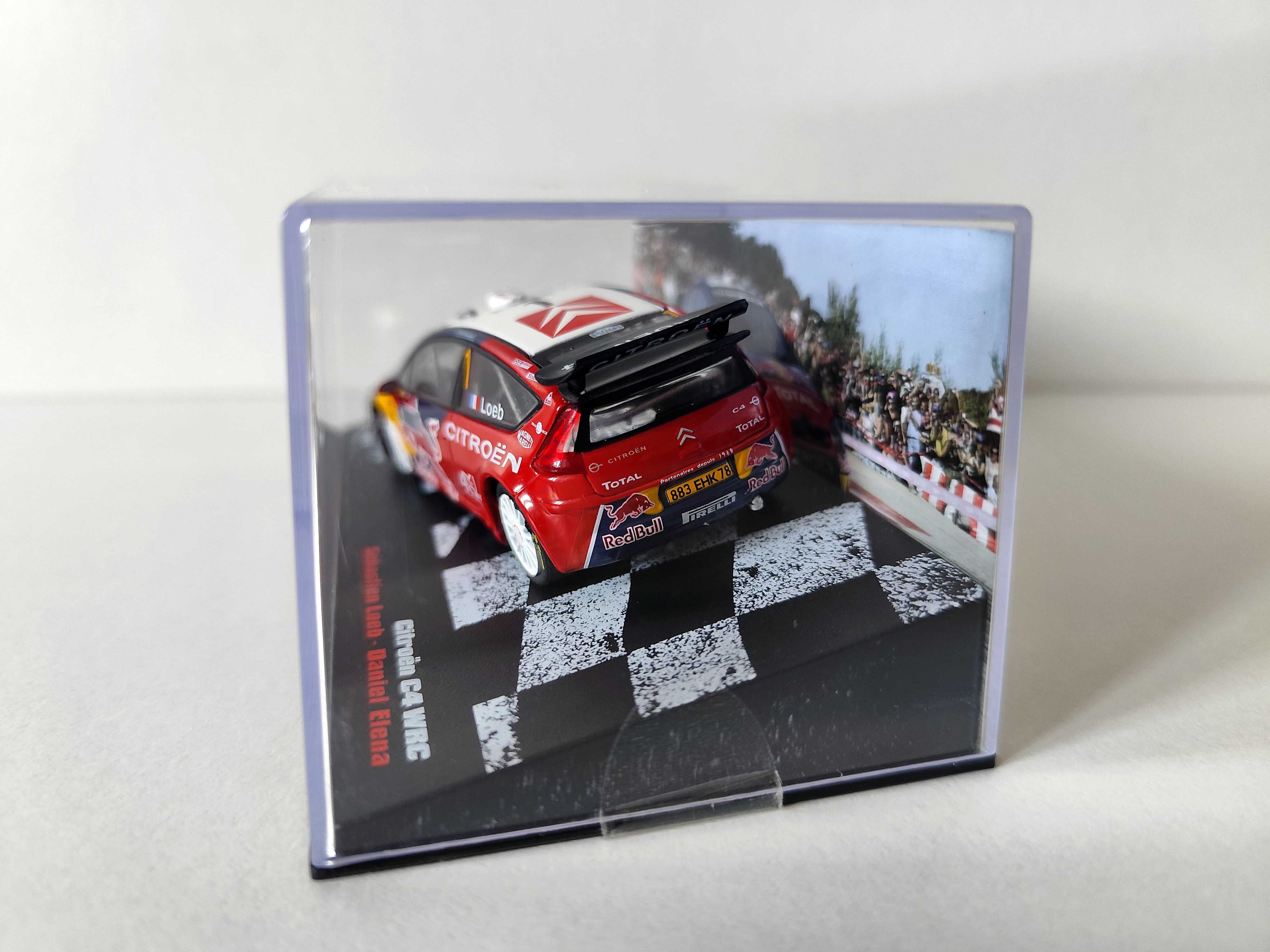 Citroen C4 WRC Tour De Corse 2008 S. Loeb Elena 1:43 uszko. Gablotka