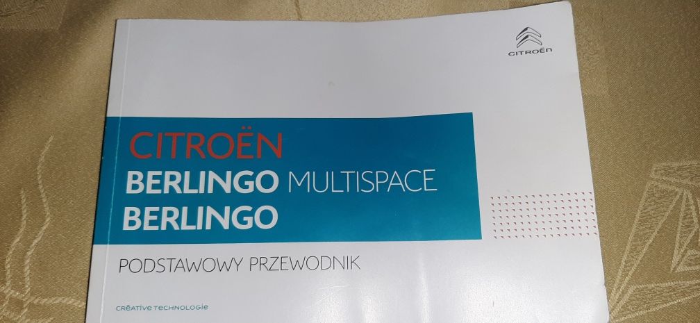 Instrukcja obsługi CITROEN Berlingo Multispace