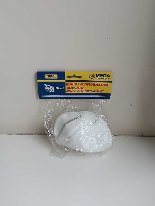 NOWE Maseczki ochronne jednorazowe 10 maski zestaw 46001 Profix Omega