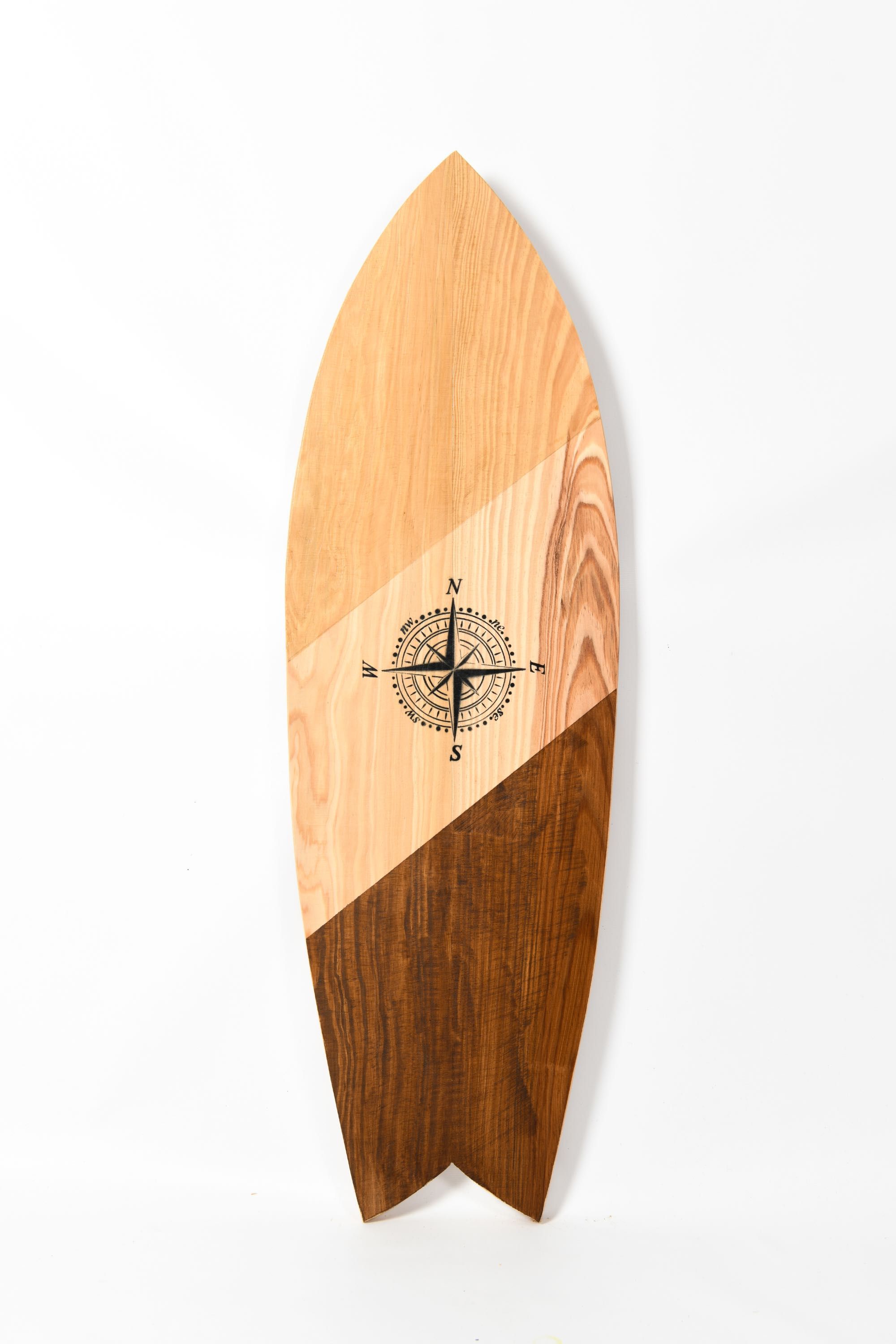 Surfboard wood decoração