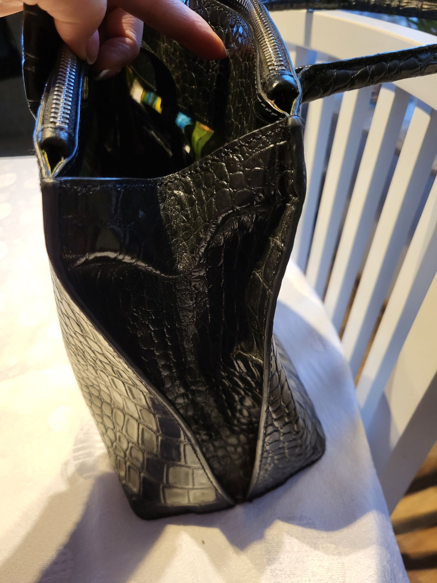 Torebka Osprey London skóra naturalna 
3