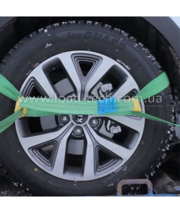 Стяжний ремінь лафет стяжка автовозний евакуатора кріплення авто