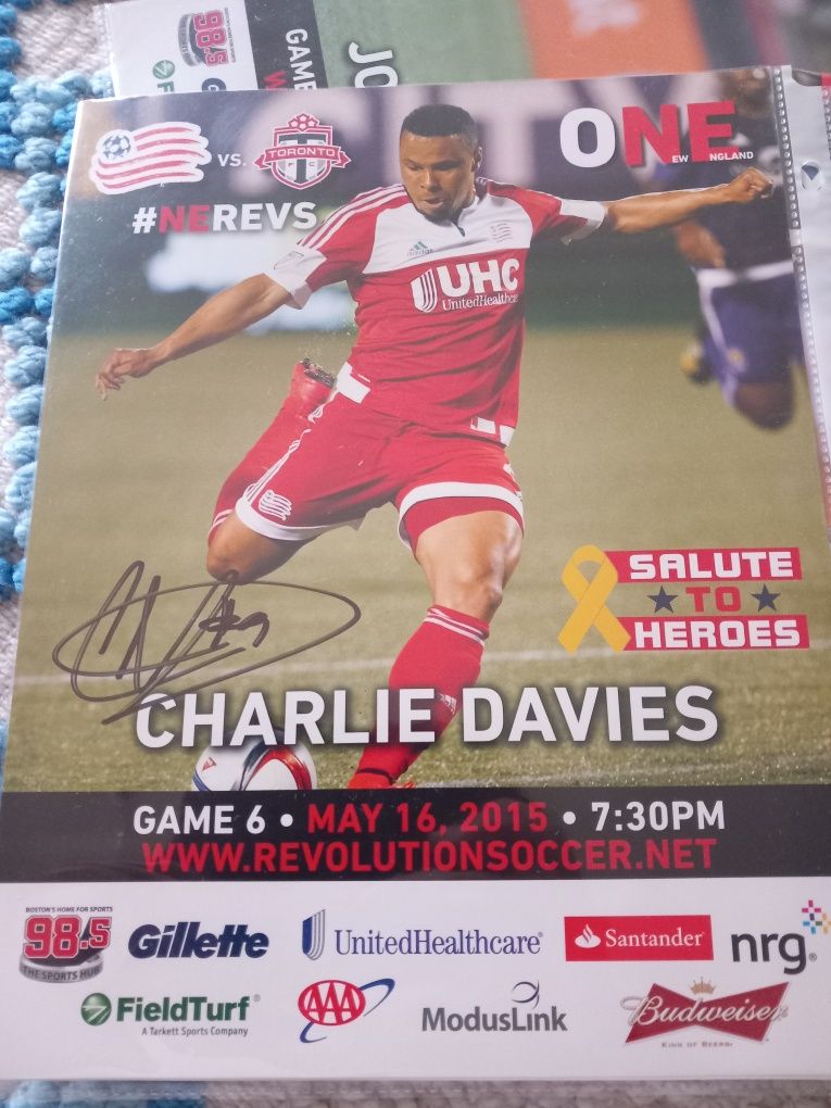 New England revolution autografos