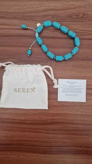 Pulseira de Dolomita azul