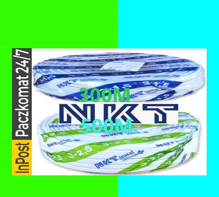 Przewód NKT Instal Plus YDYp ZESTAW  /300M 3x1,5/ + / 500M 3x2,5/800MB
