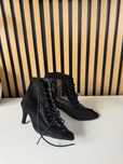 Piekne botki sznurowane 7 cm obcas  idealne do tanca high heels