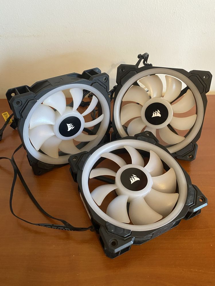 Corsair LL120 RGB PWM/ Pack x3 / iCUE / Ventoinhas PC 120mm