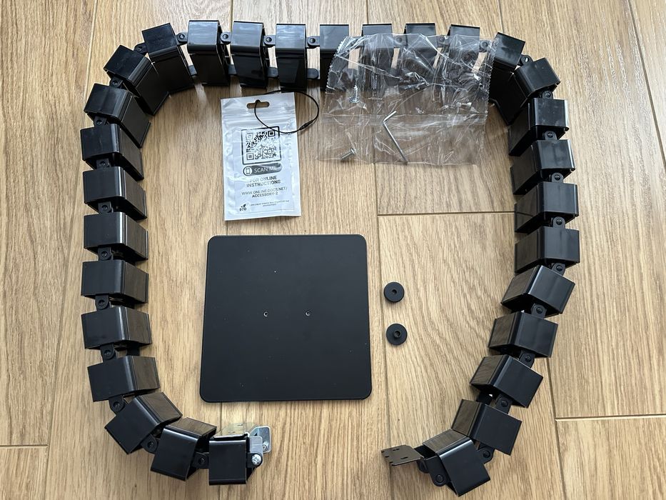 Premium rura kablowa maskownica do kabli do biurka - nowa, nieużywana