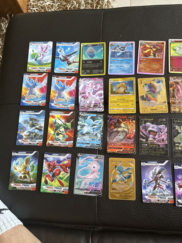 Pack 40 cartas de pokémon raras e novas