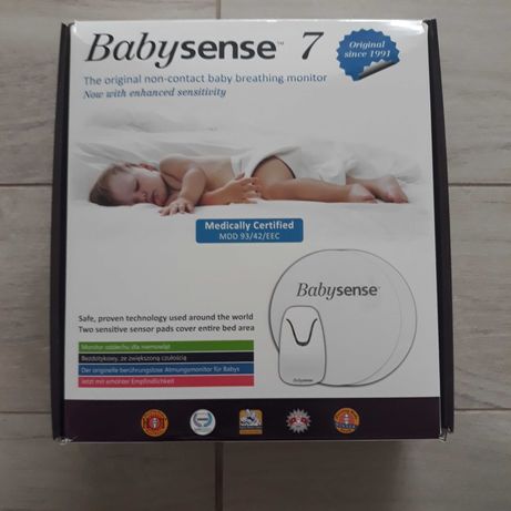 Monitor, czujnik oddechu Babysense 7 do łóżeczka dla niemowląt