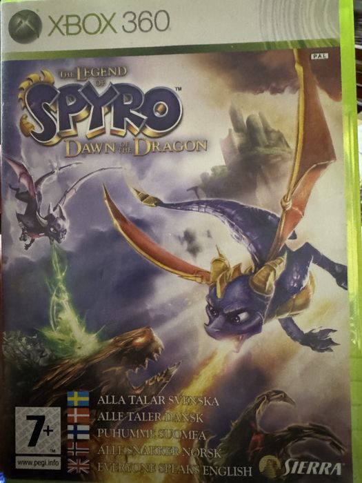 Диск гра игра the Legend of Spyro Drawn of the Dragon Xbox 360