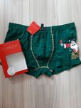2+1 Bokserki, szorty męskie Atlantic, rozmiar XXL, świąteczne, mikołaj