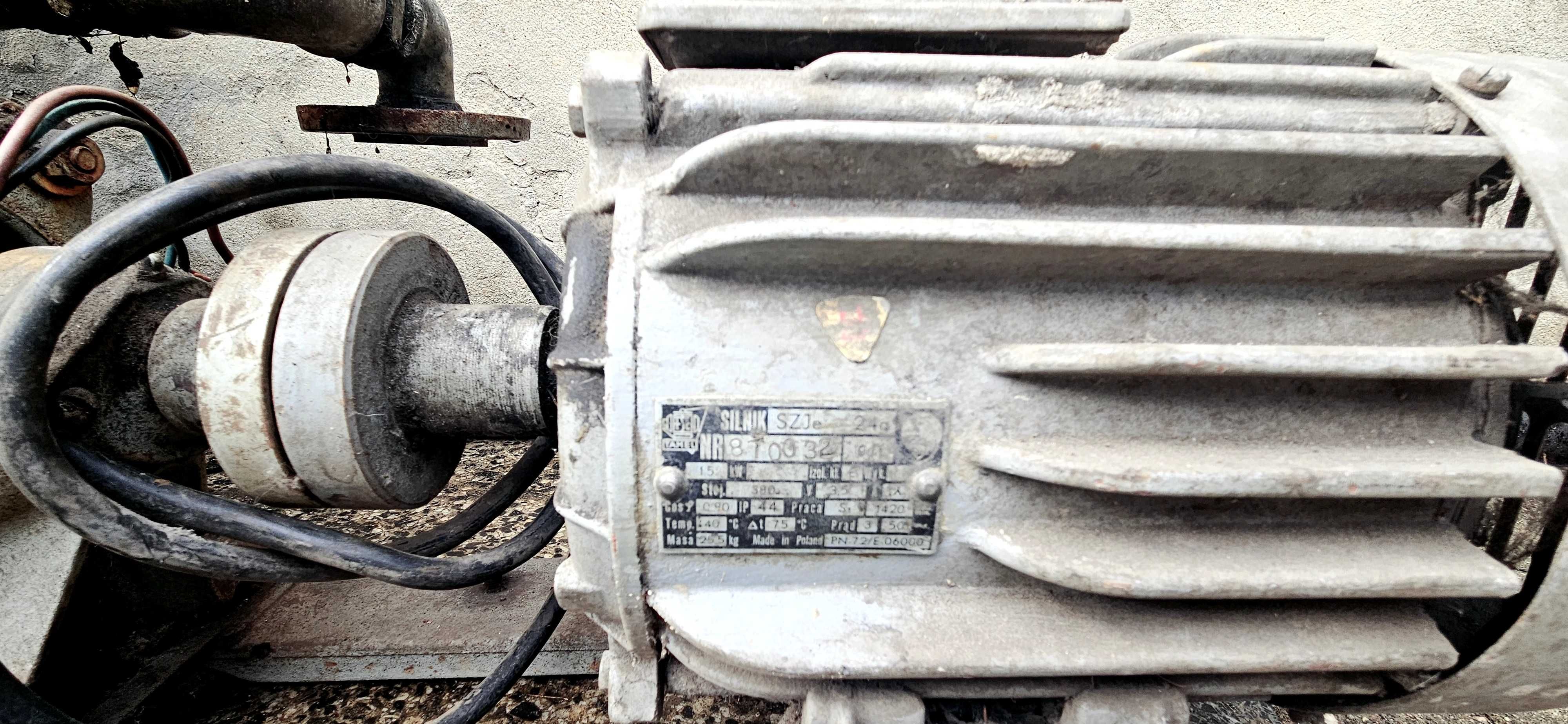 Sprzedam hydrofor 300l +pompę + silnik trójfazowy 1.5v.