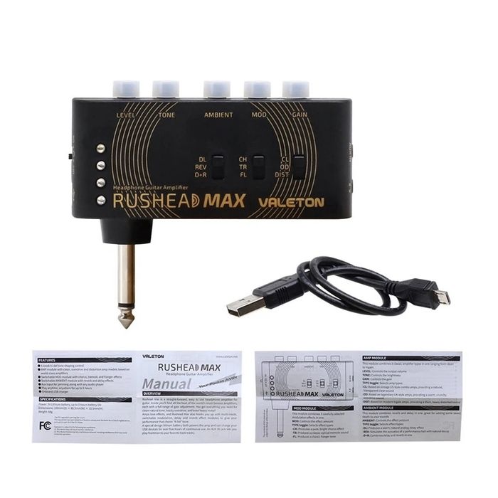 Портативный усилитель для электрогитары Valeton Rushead Max