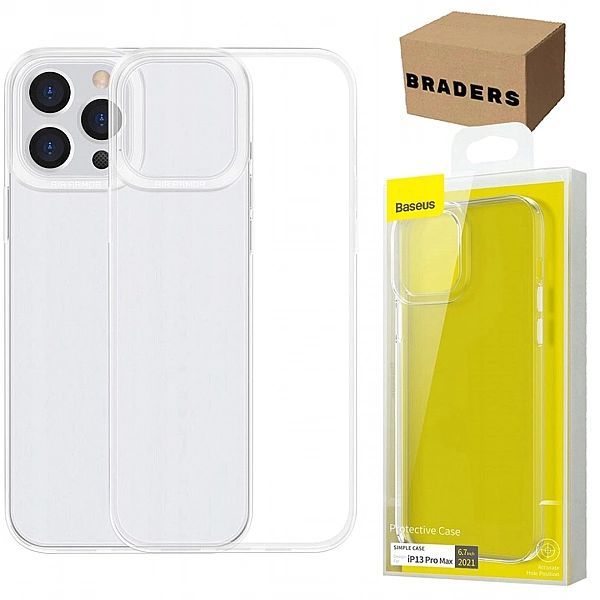Etui Baseus do iPhone 13 Pro Max Bezbarwne - Smukła i Przezroczysta Oc